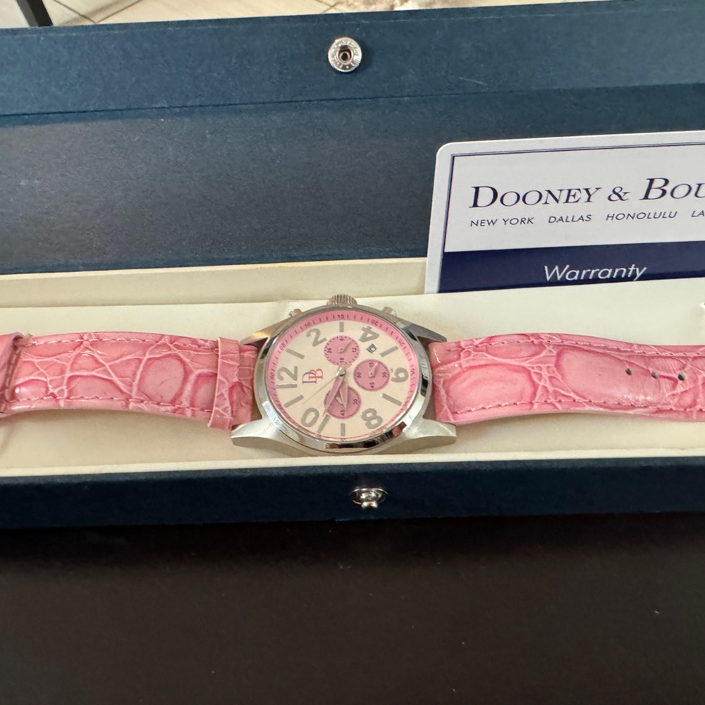 Dooney & Bourke Pink Stainless ladies watch